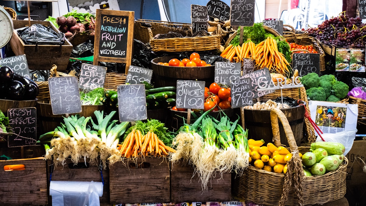 Ortaggi stagionali italiani ricchi di vitamine